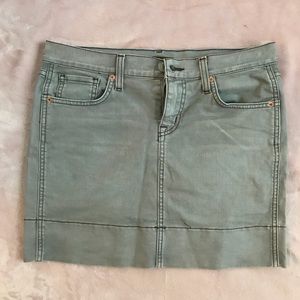 Fossil grey denim skirt